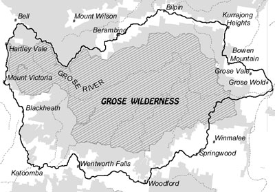 Grose Wilderness MAP